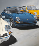 Porsche Trio Acrylic on Canvas