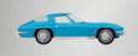1963 CORVETTE STINGRAY (SILVER BLUE) ART