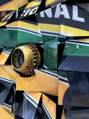 Senna Helmet with original F1 wheel nut