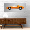 1966 LAMBORGHINI MIURA (ARANCIO) ART
