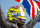 Lewis Hamilton British Grand Prix 2024 Acrylic on Canvas