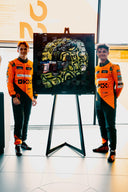 Lando Norris Helmet 3D Art