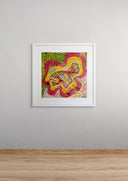 Montjuic F1 Circuit Abstract Art