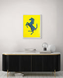 Prancing Horse Abstract Art