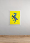 Prancing Horse Abstract Art