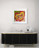 Montjuic F1 Circuit Abstract Art