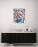 'Rouge', a Spa Francorchamps Painting by Tati Baker